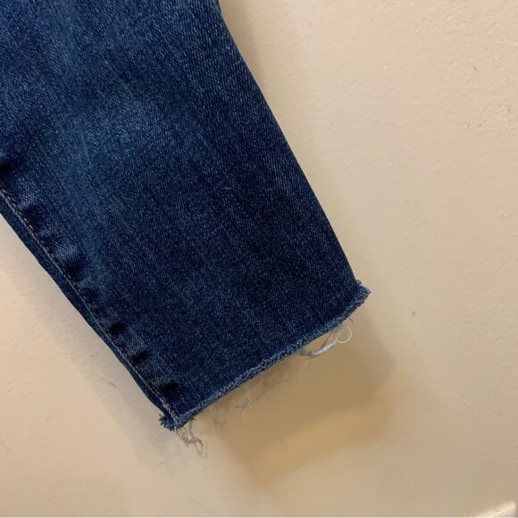 Madewell 10" High Rise Skinny Jeans Button Fly Raw Hem 27 - Picture 7 of 13